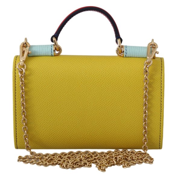 Dolce & Gabbana Yellow and Gold Chain Bag - Picture 2 of 6